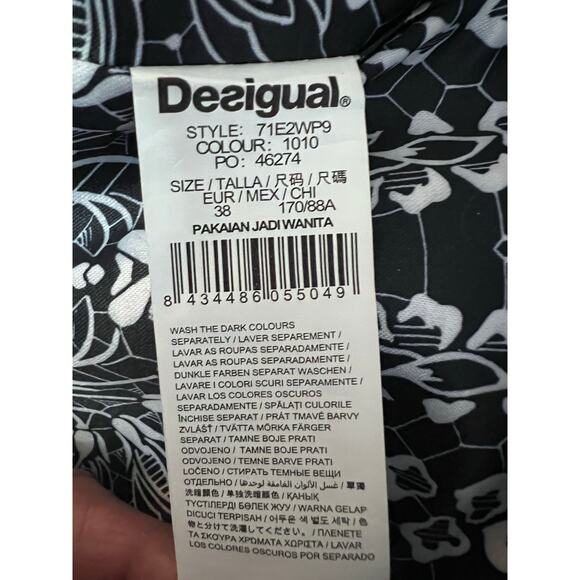 Desigual Suiza Safari Reversible Bomber Jacket EU Size 38=US 6/S NWOT - Picture 13 of 16